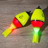 Luminous Fishing Float 20g-100g Buoyancy Double Optical Night Interchange Electronic Light Airplane Wing Rock EVA Foam Bobber