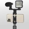 Double Cold Shoe Mount Extension Bar Aluminum Brackets for DSLR Camera Accessories Microphone LED Light Mounting