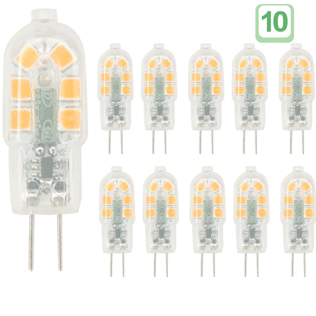 G4 2W LED Bulb,20W Equivalent Halogen Bulbs,Transparent PC cover,AC/DC12V,200LM