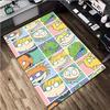 Monster Friends Carpet Office Decorative Carpet For Living Room Bedroom Door Mat Floor Rug Computer Chair Area Rug Perfect Holiday Gift