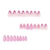 Manicure Long Almond False Nails French Detachable Press on Nails Nail Tips Women