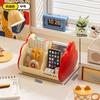 Desk Storage Box Office Desk Sundries Organizer Lipstick And Cosmetics Storage Box Student Stationery Compartment Storage Box