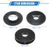 VekAuto Ford Car Holder Retainers Set of 2 Durable Plastic Black Floor Mat Retainers Clips