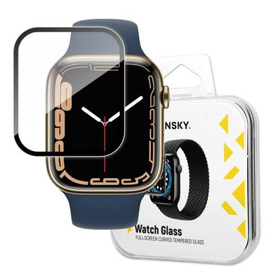 Hybrid Protective Glass for Apple Watch 789 41mm Watch Glass Black