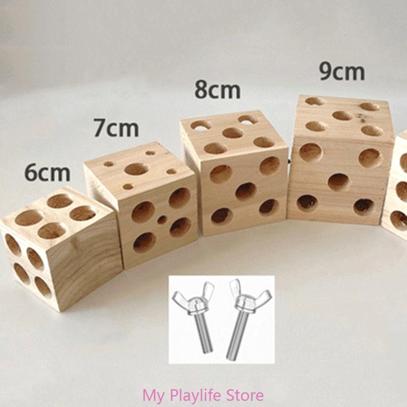 Parrots Grinding Chew Toy Bird Wood Chew Training Supplies Natural Wood Block Molar Toy for Pet Bird Tearing Grinding