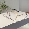 Fashion Retro Cat Eye Frame Trendy Ins Brand Design Korean Style Women's Glasses Non-prescription Chic Decor Eyewear