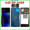 Back Housing Back Battery Cover LCD Front Middle Frame For Samsung Galaxy A42 5G A426 A426B Rear Door Housing Camera Lens