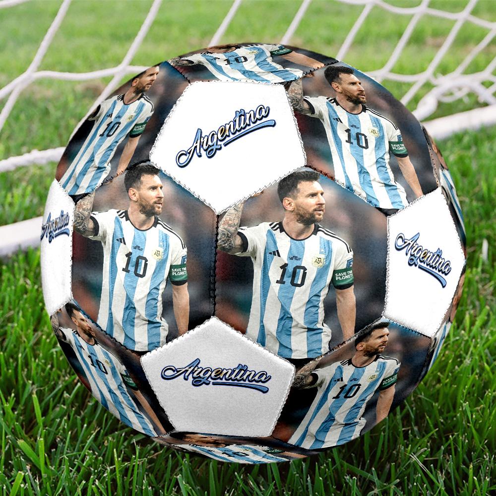 Messi 10 Number Football Size 5 Soccer Football Machine Sewn Indooroutdoor Training And Matches Unique Gift For Soccer Lovers Perfect Birthday Christm