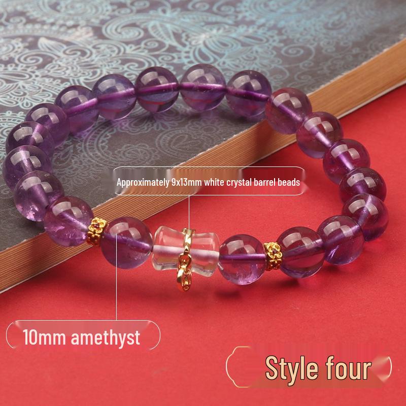 Amethyst Natural High-End Chinese Style Bracelet