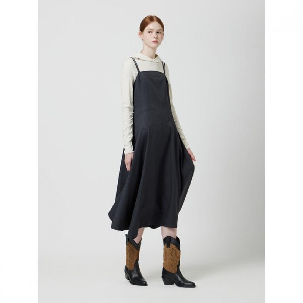 Cc Collect Back Smocking Sleeveless Dress C253mse001 CG/55