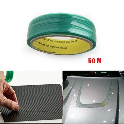 50M Vinyl Car Wrap Beznožová páska Design Line Samolepky na auto Řezací nástroj Vinyl Film Wrapping Cut Tape Auto