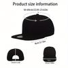 Single Love Design Printed Peaked Cap Urban Trend Hip-hop Unisex Versatile Simple Adjustable Flat Brim Hat