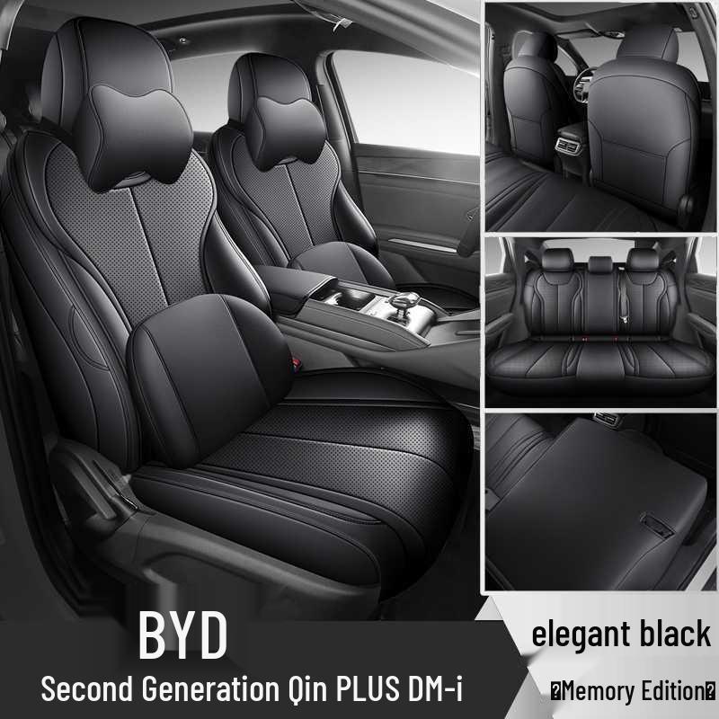 Seat Covers for BYD Qin Plus DM-i (25 pcs), All-Season, Full Coverage for Intelligent Driving Model