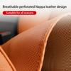 Leather Leg Support Extension Seat Cover Memory Foam Extender Cushion With Backrest Car Interior Accessories Universal Car