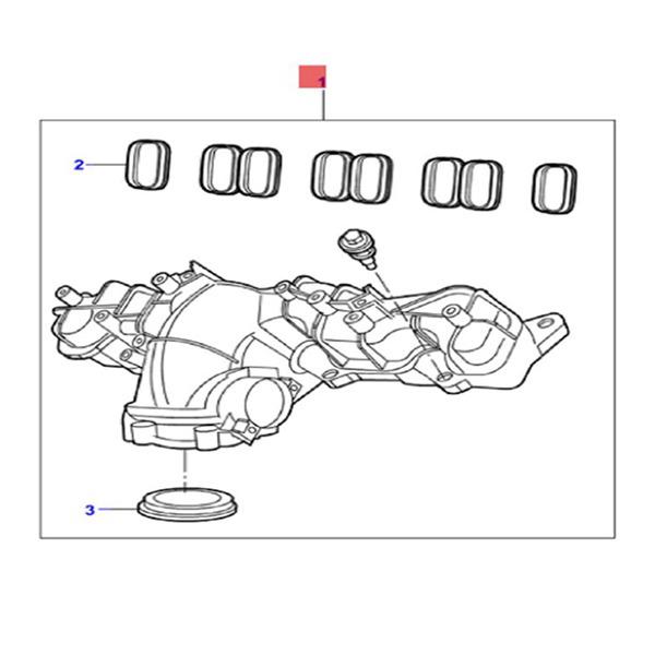 1781960 LR039110 BK2Q9424CC BK2Q9424CD Ford Intake Manifold Assembly Compatible none