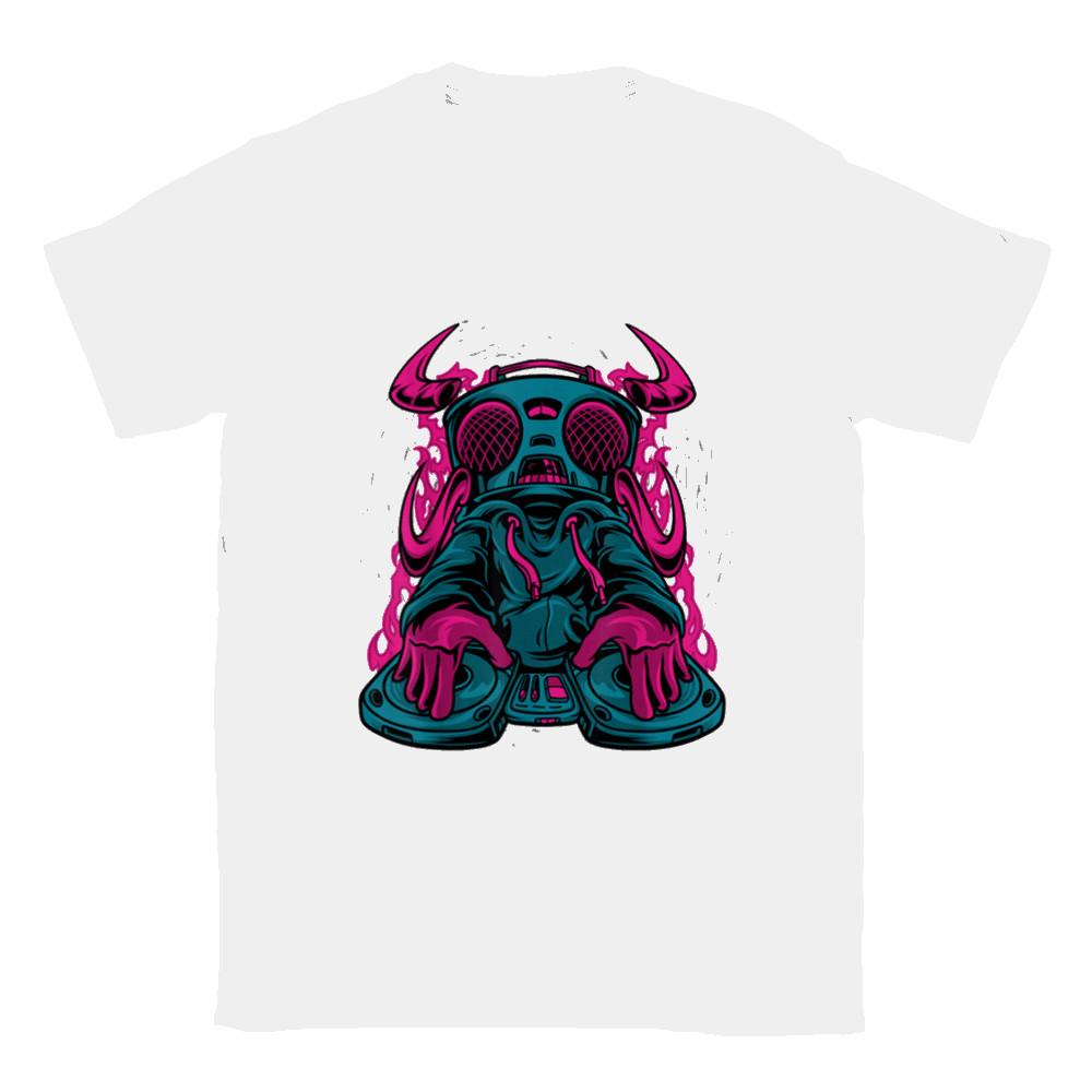 Alien DJ T-shirt Unisex T-Shirt XL