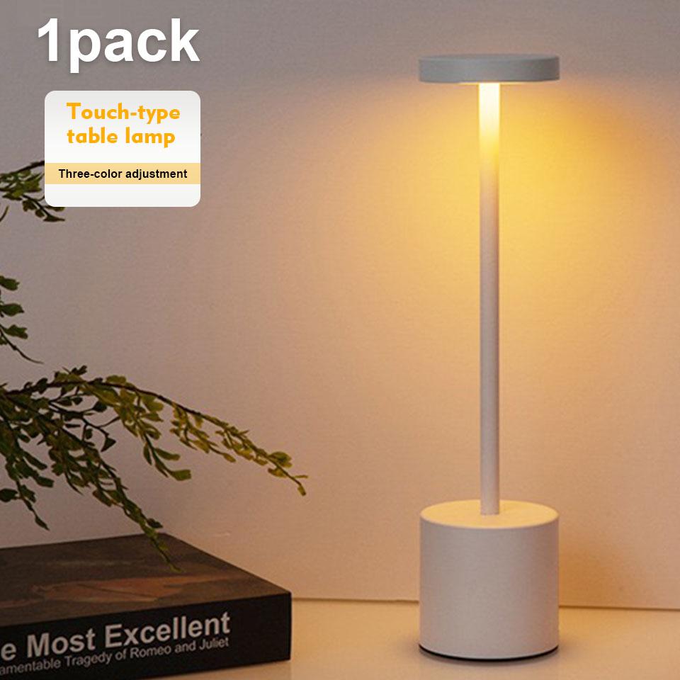 Table Lamp LED Touch Switch Desktop Night Light Rechargeable Wireless Reading Lamp Brightness Changeable  Decoration Night Light