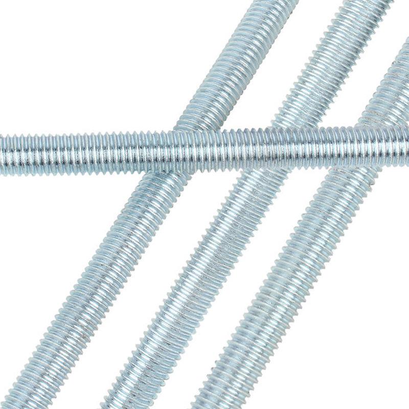 8.8 Grade Zinc-Plated Blue/White Full Thread Rod, 1m (Available In M8, M10, M12, M14, M16, M18)