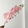 9 Head Latex Butterfly Orchid Artificial Flowers Hand Feeling Fake Flowers RoomTable Decoration Wedding Arrangement
