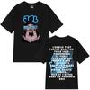 Frankrijk Rapper Jul Heren Katoenen T-shirt Y2k Mode Album Grafisch O-hals Shirt Zomer Hip Hop Mode Hoge Kwaliteit Oversized T...