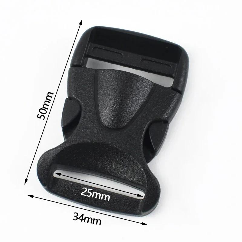 5-20Pcs 20/25/32/38mm Plastic Side Release Buckles Backpack Straps Safety Buckle Dog Collar Adjust Clasps Carabiner Accessories