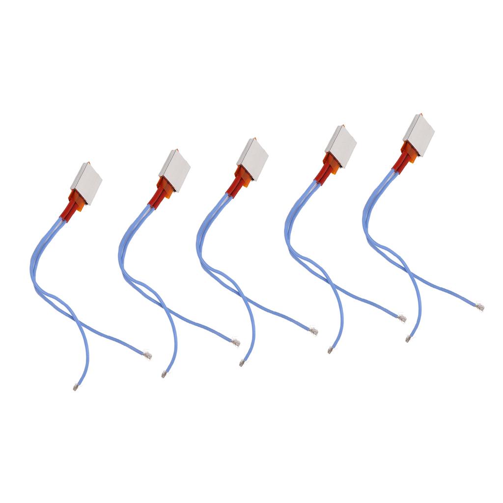 5 Pcs PTC Heating Element Continuous Heat Output Automatic Constant Temperature Ceramic Thermostat Heater Plate