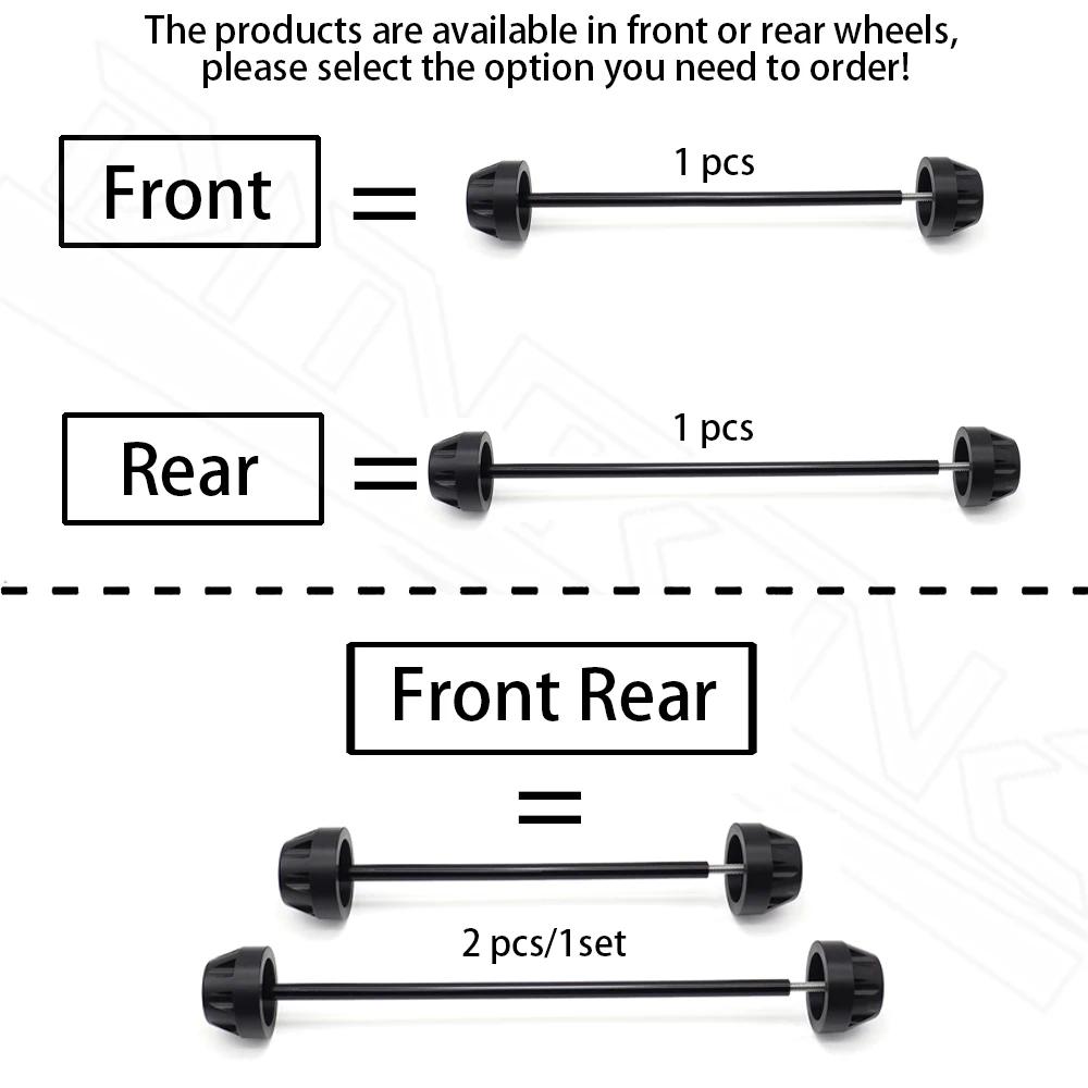For BMW S1000RR S1000R S1000XR 2019-2022 Rear Front Axle Fork Crash Slider Motorbike Wheel Protector S1000 R RR XR M 2020 2021