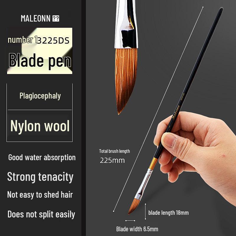

Набор нейлоновых кистей Malang с косым кончиком 3225 для гуаши и акварели для студентов-художников - Акриловая и масляная живопись Default Option