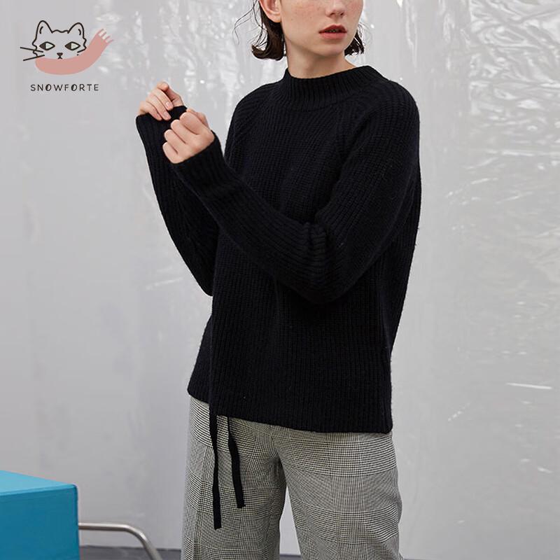 Sinuofude Women's Autumn/Winter Turtleneck Wool Blend Knit Sweater S+233