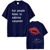 Summer Cotton Casual T-Shirts Fan Gifts Tops Singer Sabrina Carpenter Tour 2026 Graphic T-shirt Unisex Women Harajuku T-shirts