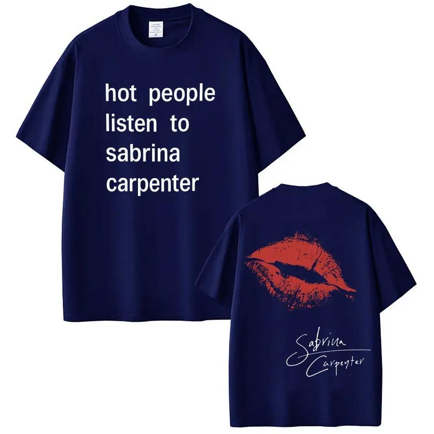 Summer Cotton Casual T-Shirts Fan Gifts Tops Singer Sabrina Carpenter Tour 2026 Graphic T-shirt Unisex Women Harajuku T-shirts