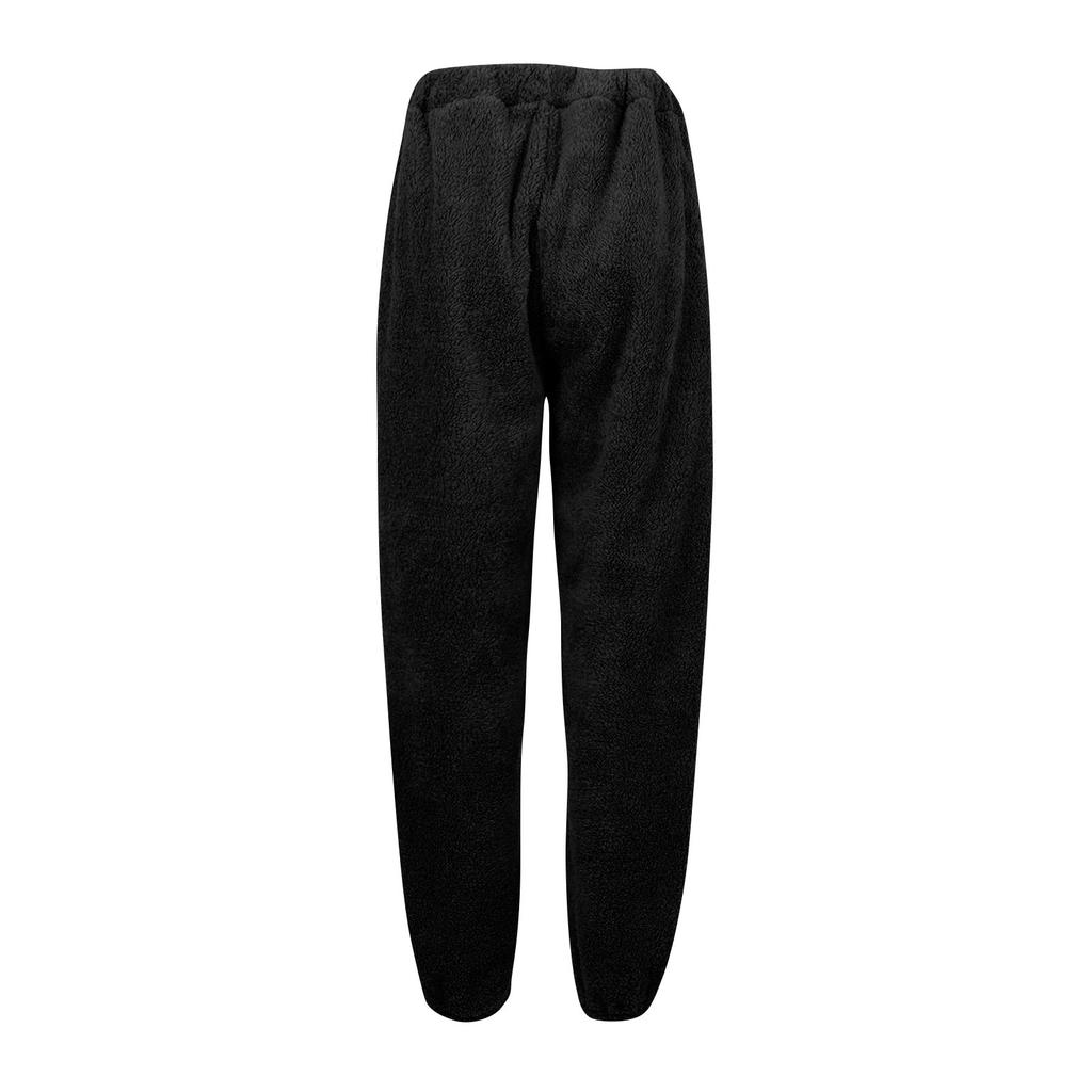 Women's Color Fashion Plush Casual Pants Comfortable Long Pants
