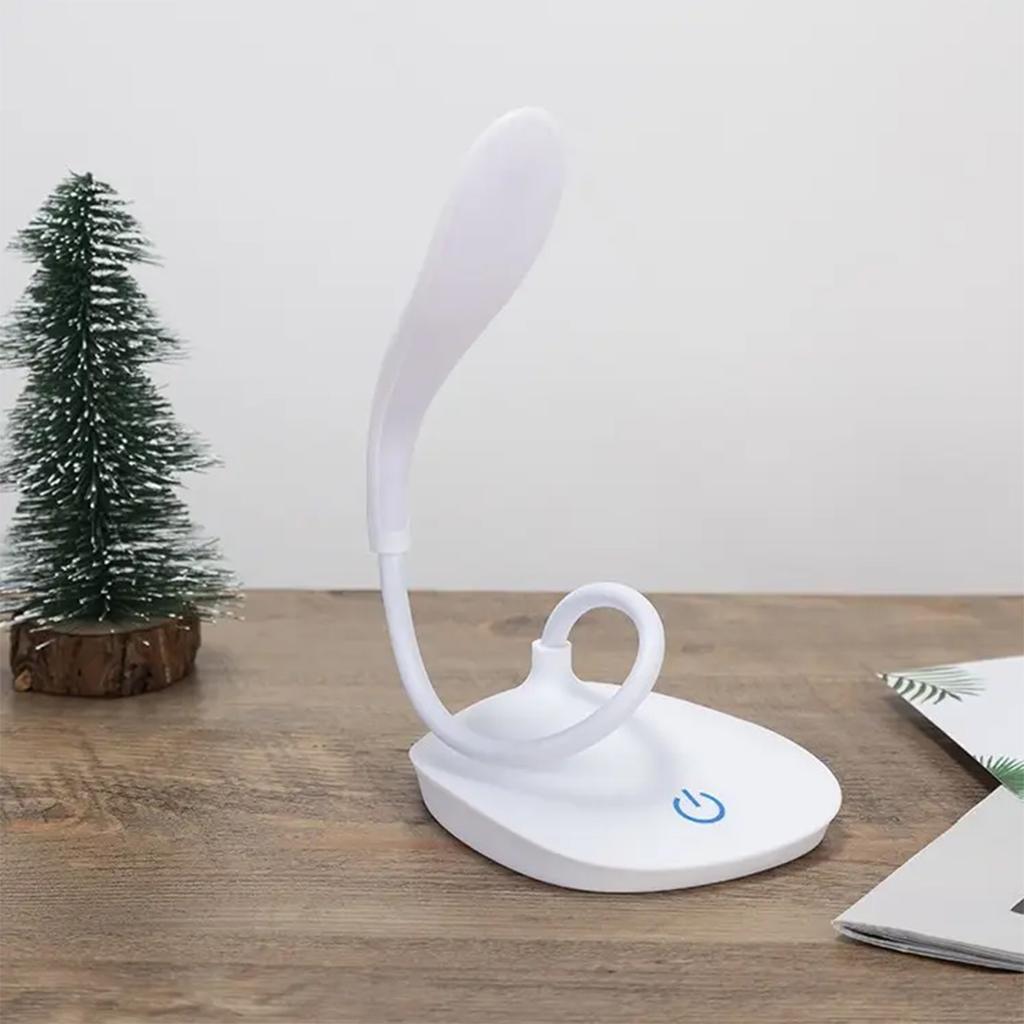 Portable USB Rechargeable Desk Lamp Touch 3 Modes Dimming Table Lamp Eye Protection For Office Bedroom Bedside Reading Light