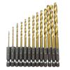 13 PCS Cobalt T Wist Drill Bit Set Of Drills For Metal Hole Punch HSS Titanium Coated Hard Carbide Drilling Woodworking Tool Bit