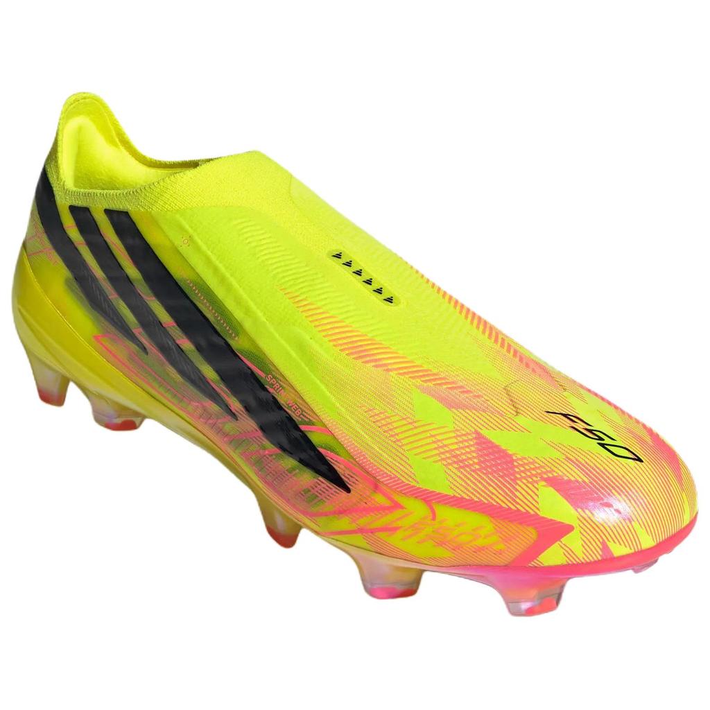 adidas F50 Collection Soccer Shoes Unisex Neon Yellow Black KK1031