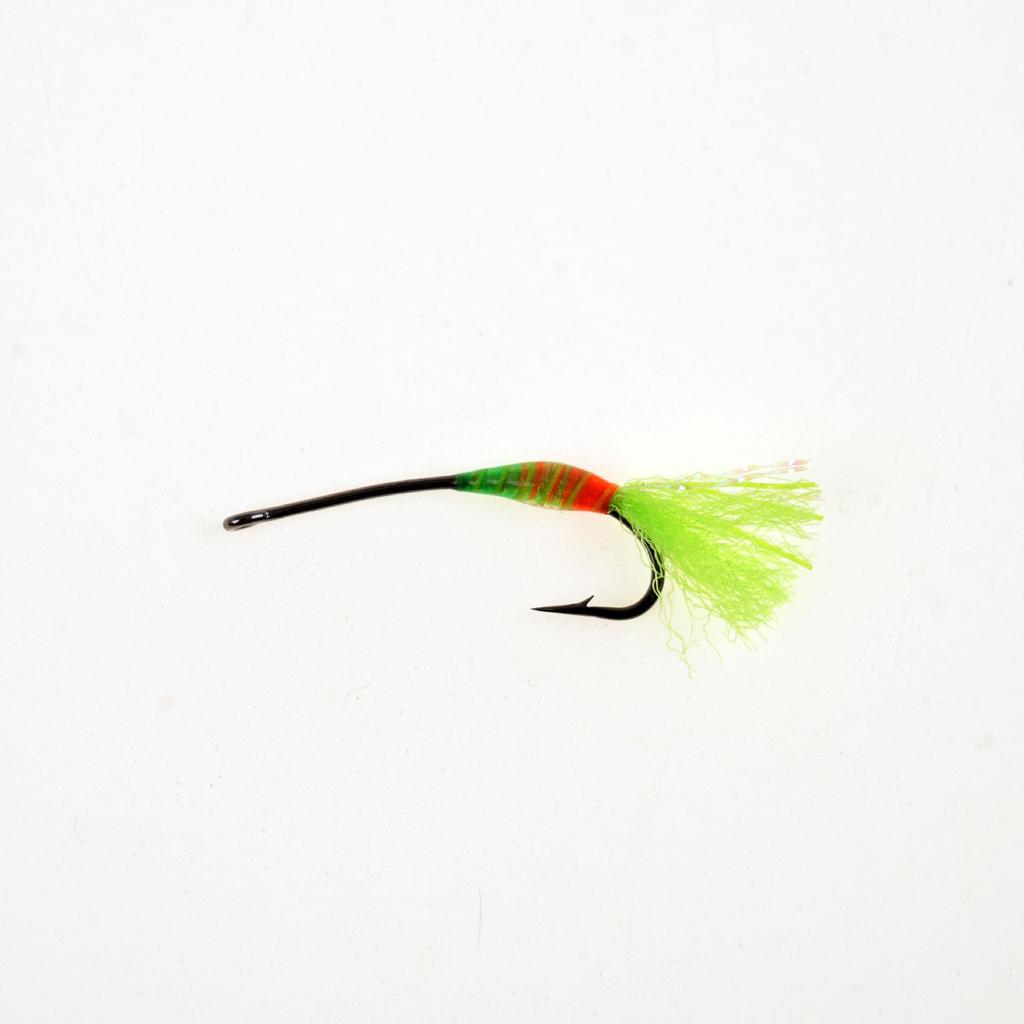 Luminous Fluorescent Fishing Hooks: Colorful Ice, Sea, Fly Fishing Rigs with Long Handles and Barbs for Bass