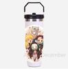 30oz Anime Portable Car Cup Stainless Steel Thermos Cup with Straw Travel Sport Water Bottle Handle Cover Coffee Vacuum Flask