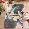 S-Super Sonico Hallway Carpet INS Style Soft Bedroom Floor House Laundry Room Mat Anti-skid Bedside Area Rugs