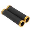 1 Pair Lightweight Rubber Handlebar Sleeve for MTB Anti Slide Foam Handlebar Sleeve with PlugGold