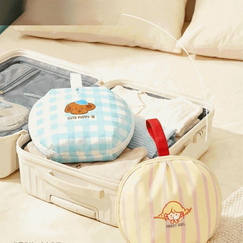 Underwear Storage Bag: Travel Portable Panty and Socks Storage Bag 1-in-1 Travel Wear for Intimate Clothing