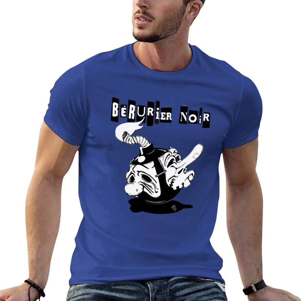 Berurier Noir T-Shirt Baggy Shirts Sweat Boys Animal Print Big and Tall T Shirts for Men
