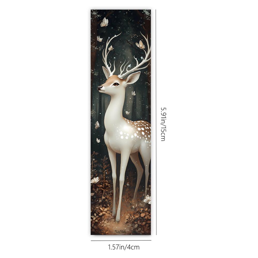 32pcs, Forest Animal Bookmarks, Back To School Season, Christmas, Halloween, Suitable for Teachers, Readers, Birthday Gifts.