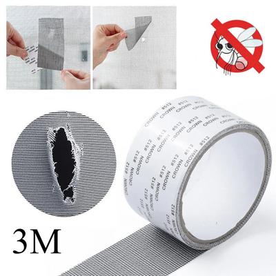 Strong Self Adhesive Window Screen Repair Tape Window Net Screen Repair Patch Covering Up Holes Tears Anti-Insect Mosquito Mesh