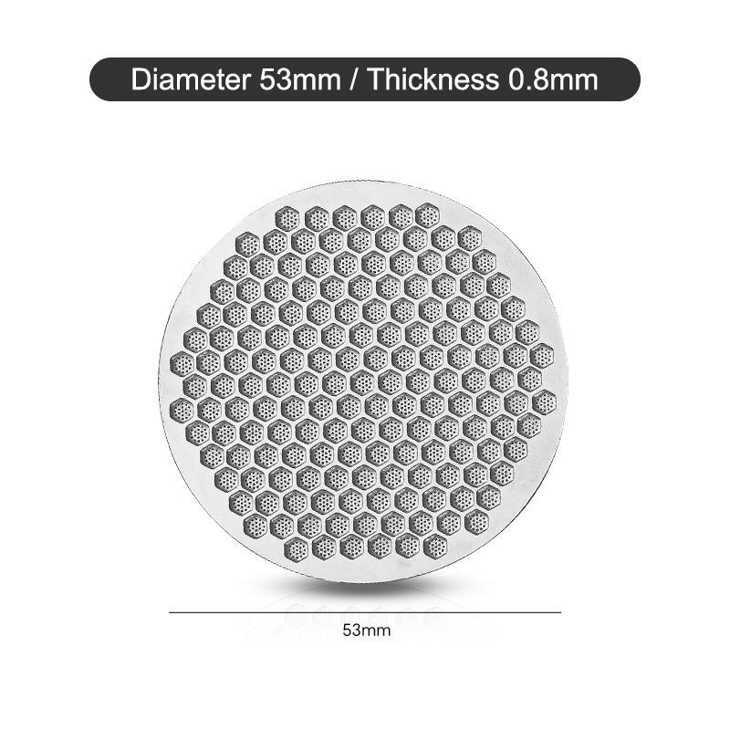 

Espresso Accessories for DIY Barista: 0.8mm Reusable Portafilter Holder, 51mm 53mm 58.5mm Puck Screen Coffee Filter