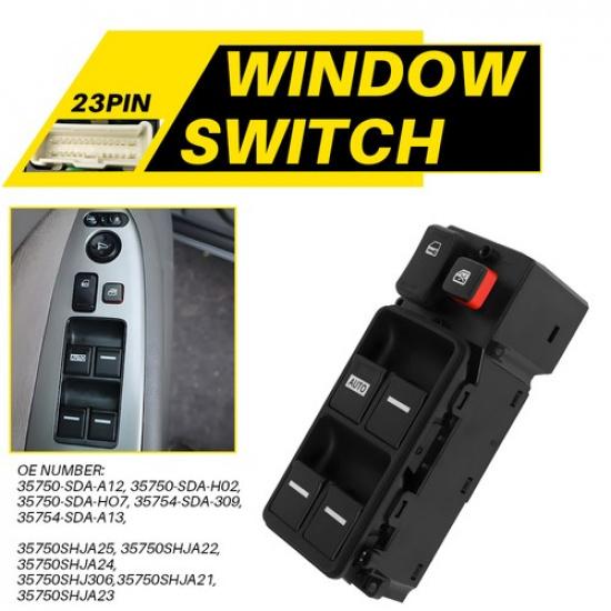 For 2005-2010 Honda Odyssey Auto Master Power Window Control Switch 35750SHJA25