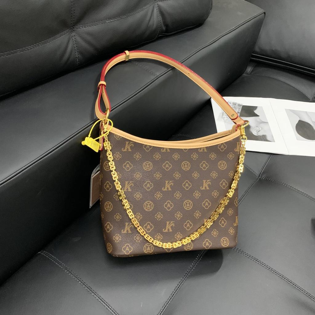 New fashion bucket bag single shoulder portable oblique span women's bag