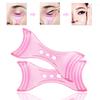 3 in 1 Mascara Shield Guard Eyelash Comb Applicator Guide Card Makeup Tool