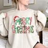 Merry Christmas Sweatshirt Winter Hoodie Womens Retro Gift Xmas Holiday Fashion Soft Comfortable Autumn and Winter Thermal Hoody