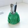 3D Printed Hoodie Pen Holder, Makeup Brush Organizer for Desk, Creative Sweatshirt Shape Pencil Storage Container, School Office Supplies