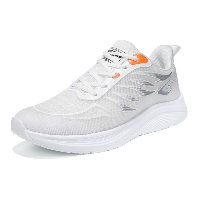 Mesh Breathable Sneakers Lightweight Soft-soled Running Shoes 2025 Summer New Fashion Trend Men's Shoes Luminous Upper